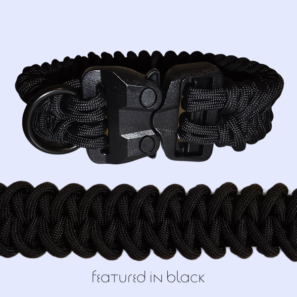 Tactical Chunky Shark Tooth Dog Collar
