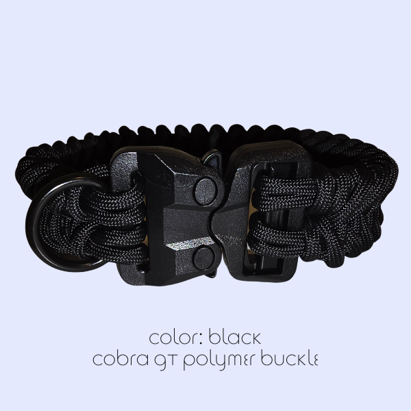Tactical Chunky Shark Tooth Dog Collar