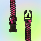 Small Two Color Shark Knot Dog Collar